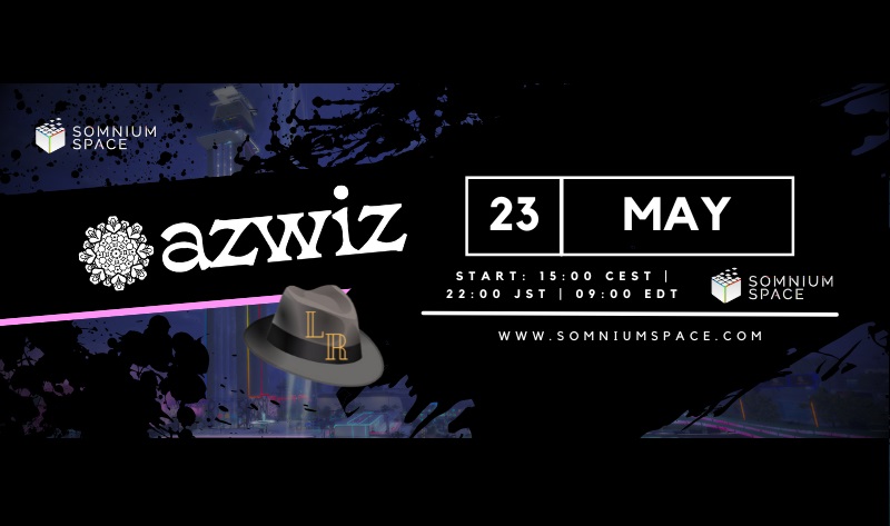 Live Jazz Comes to Life in Somnium Space: Azwiz and Lanzor to Headline May 23rd Virtual Concert