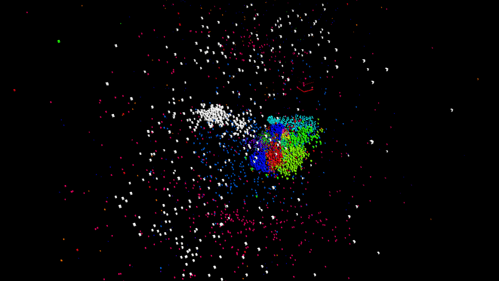 OMG Particle Life: A Mesmerizing Dance of 10,000 Particles in Somnium Space