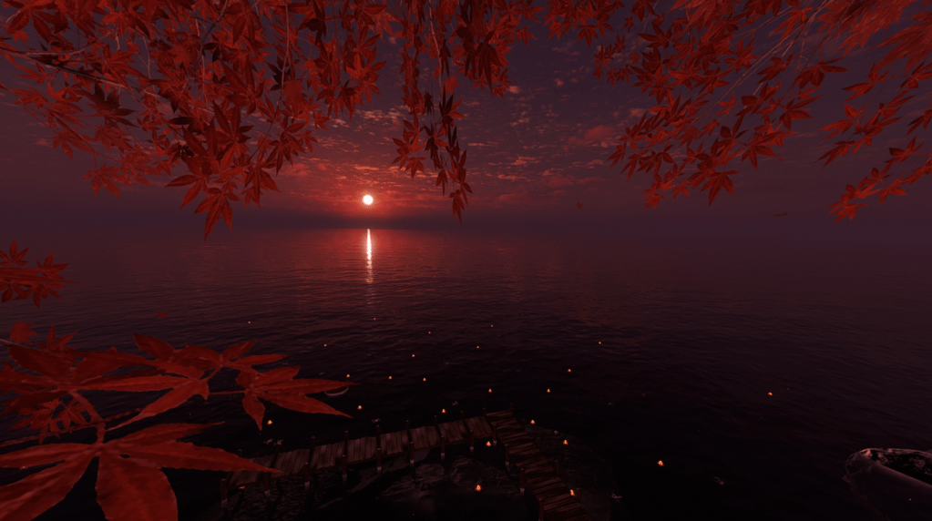 Thad Magic Mirrors World: A Crimson Dreamscape in Somnium Space